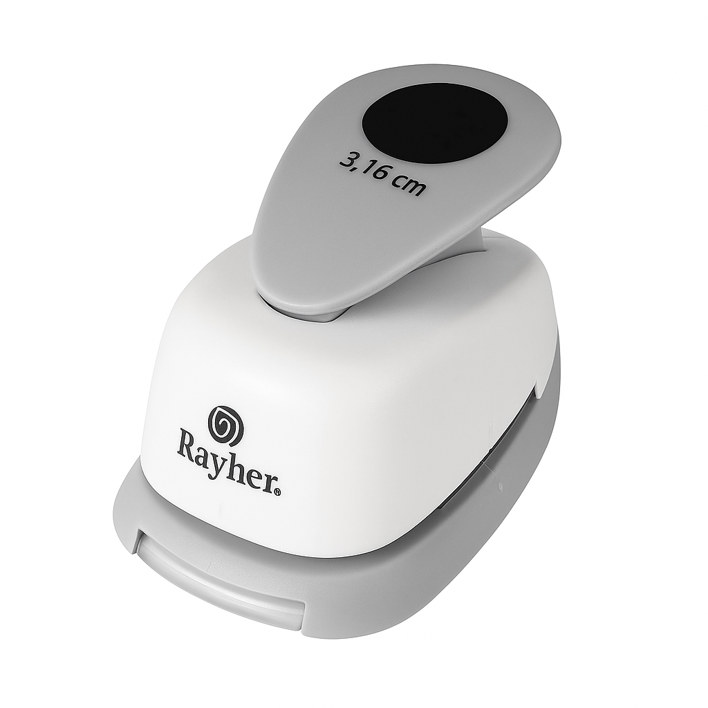 Rayher 3.16 cm Round Paper Punch for Scrapbooking and Crafts
