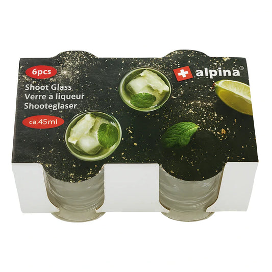 Premium Transparent Glass Shooter Shot Glasses Set, 45ml Capacity - Gomix Brands Outlet