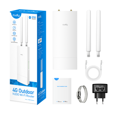 Cudy LT400 Outdoor 1.0 Indoor/Outdoor 4G N300 Wi-Fi Router