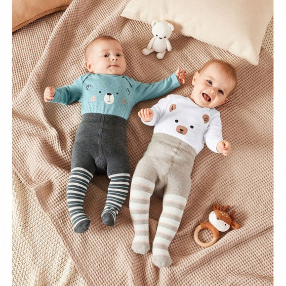 Lupilu Baby Thermal Tights 86/92 1-2 Years Multicolour
