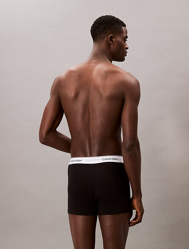 Calvin Klein Men's 3-Pack Icon Cotton Stretch Relaxed Dart Trunks