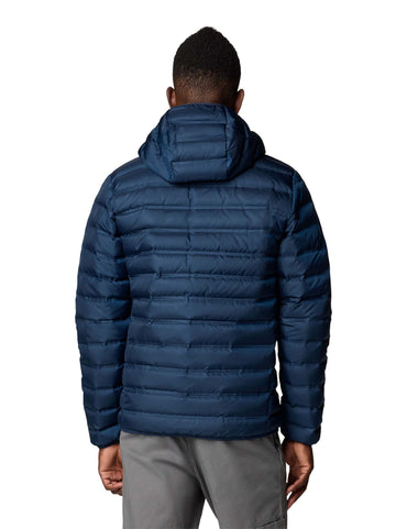 Columbia Men's Lake 22 II Hooded Puffer Jacket: Warm, Water-Resistant, Navy