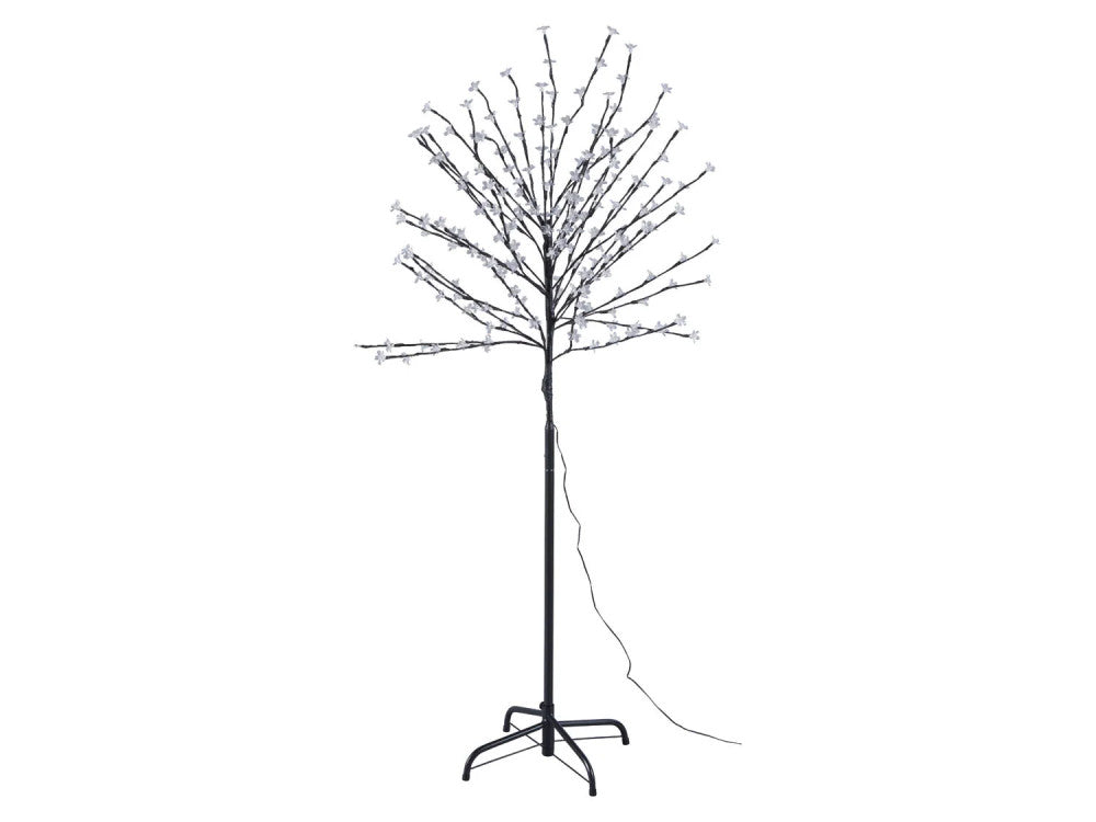 Livarno Home 5ft Black LED Cherry Blossom Tree, 200 Warm White Lights
