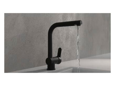 Schutte London Matte Black Kitchen Faucet with Pull-Out Spray Head