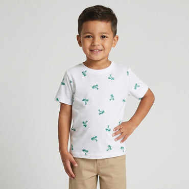 Lupilu Boys Short Sleeve T-Shirt Palm