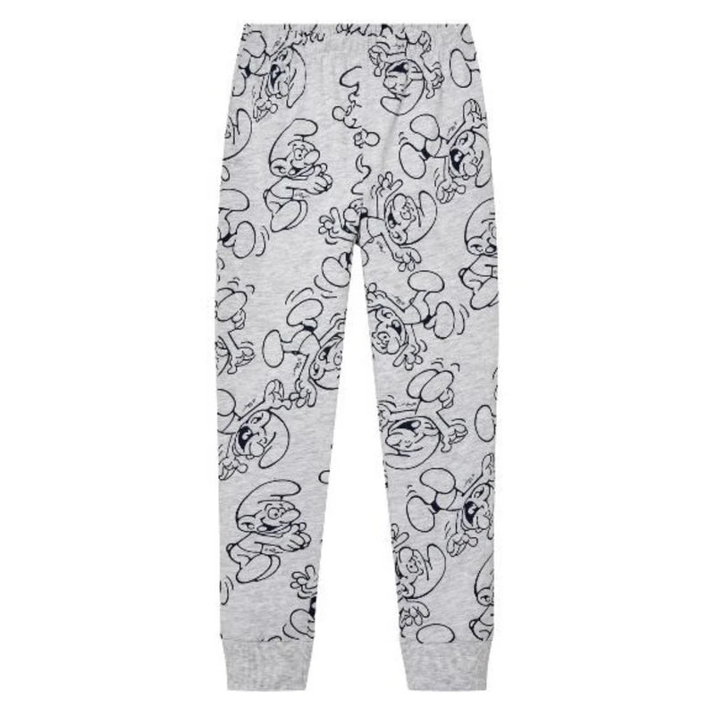 Smurfs Boys Short Sleeve T-Shirt and Lounge Pants Set Cartoon
