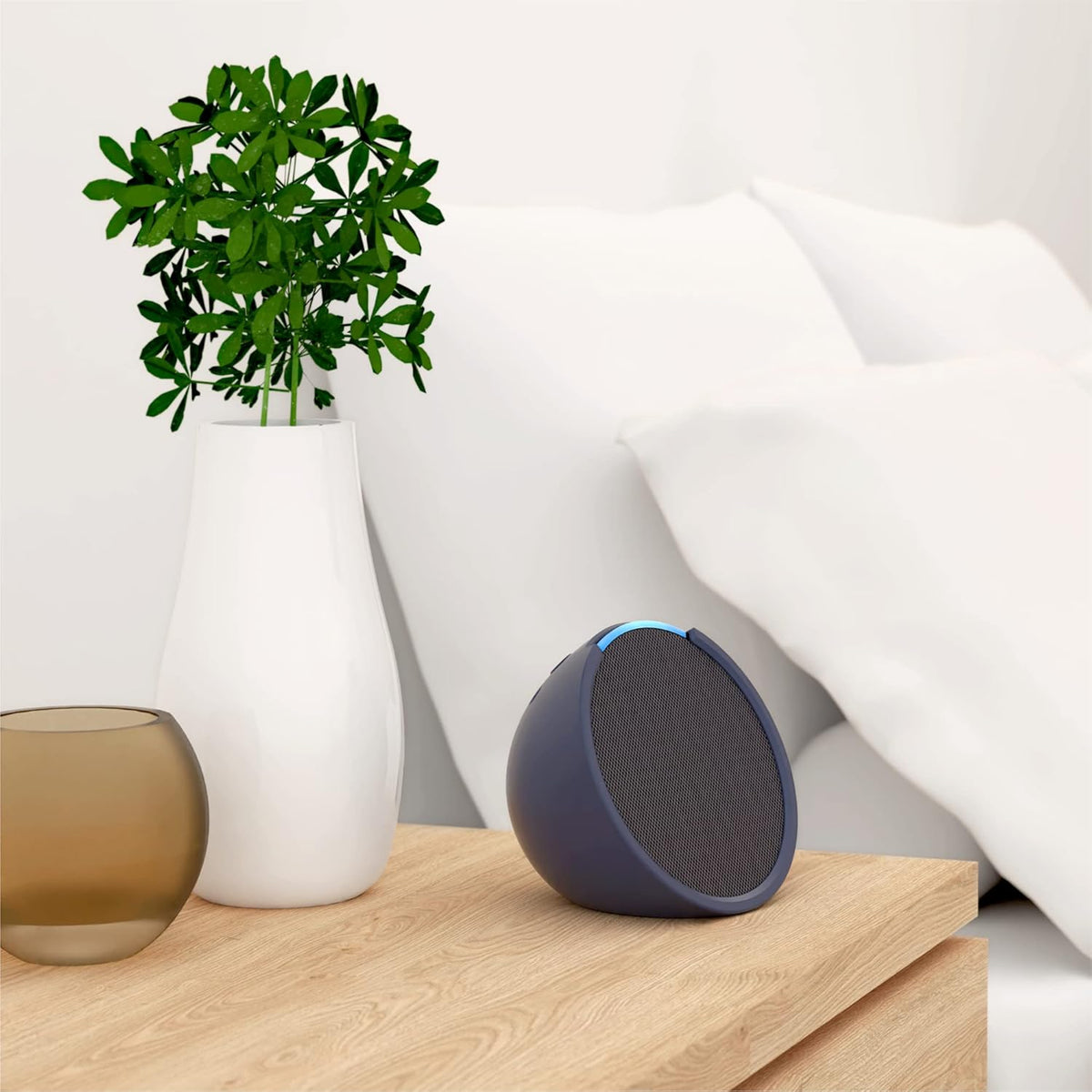 Mission Silicone Color Sleeve for Amazon Echo Pop Blue