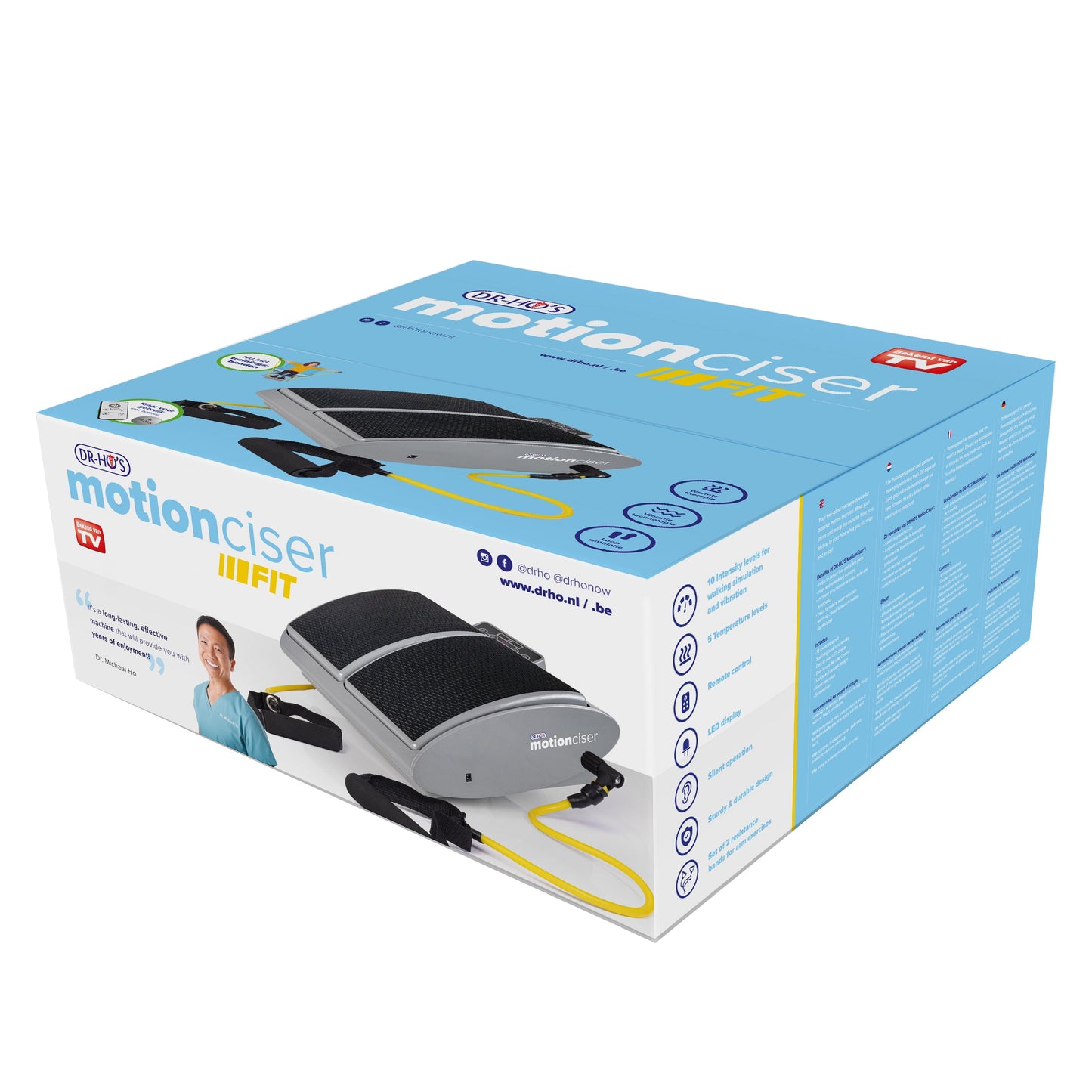 DR‑HO’S MotionCiser Fit Foot Massager with Heat & Arm Bands