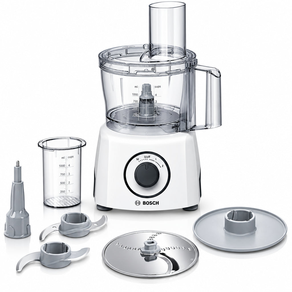 Bosch MultiTalent 3 Food Processor White 700W