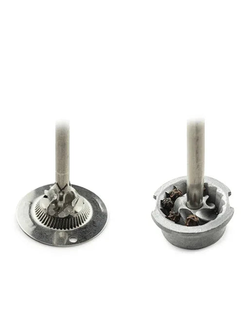 Classic Bistro Manual Salt & Pepper Mill Duo - Beech Wood, Black & White, 4-Inch - Gomix Brands Outlet