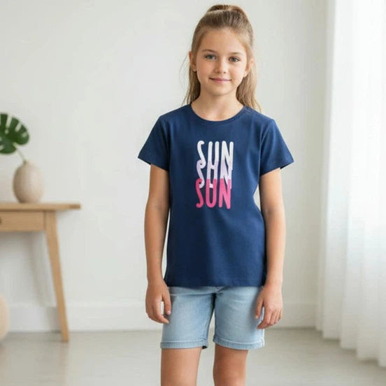 Pepperts Kids' Printed Cotton T-Shirt