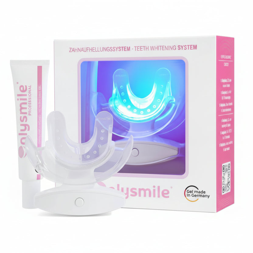 Onlysmile Professional LED Teeth Whitening Kit: 9 Shades Brighter Smile in 5 Days