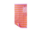 Crivit Beach Mat Foldable Into Bag Lightweight 90 x 180 cm Pink/Orange