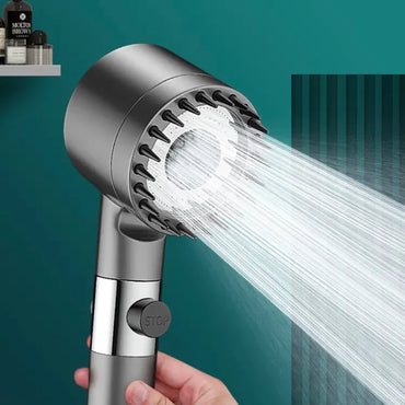 4 in 1 High Pressure Massage Shower Head, 3 Modes Filtered Shower Head (has a small scratch)