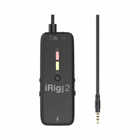 IK Multimedia iRig Pre 2 XLR Microphone Interface for DSLR and Smartphones