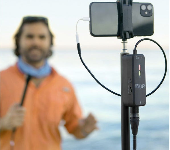 IK Multimedia iRig Pre 2 XLR Microphone Interface for DSLR and Smartphones