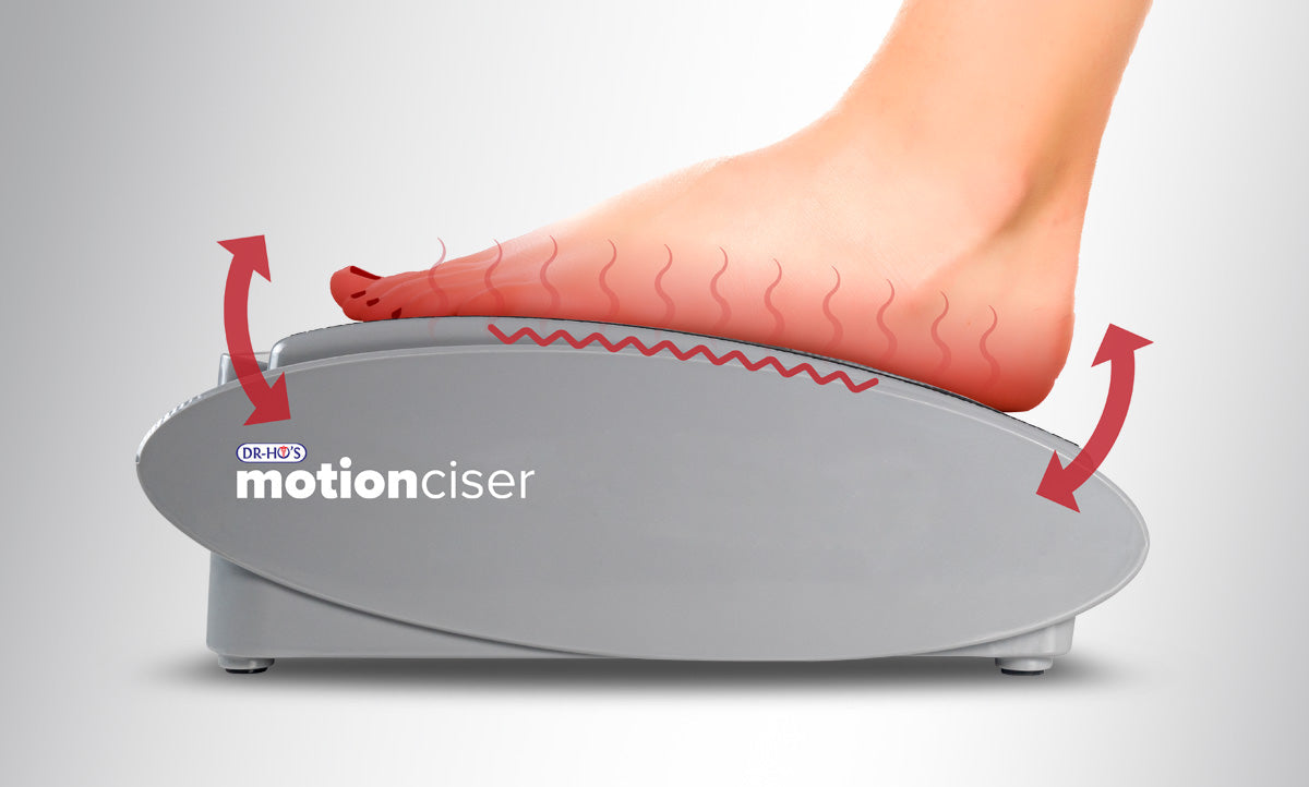 DR‑HO’S MotionCiser Fit Foot Massager with Heat & Arm Bands