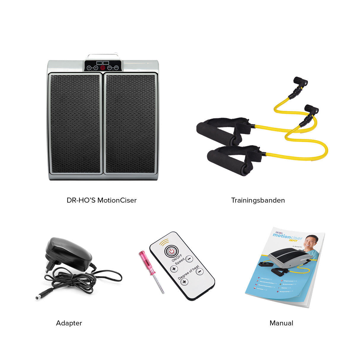 DR‑HO’S MotionCiser Fit Foot Massager with Heat & Arm Bands