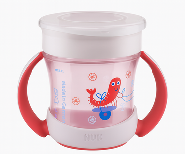NUK Mini Magic Cup 160ml: Spill-Proof Trainer with Drinking Rim and Lid