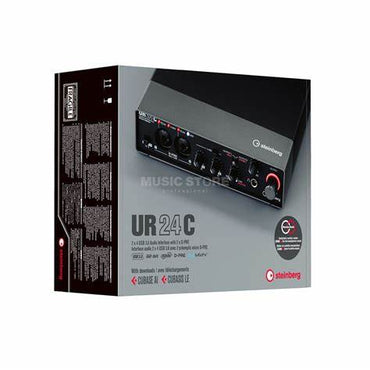 Steinberg UR24C USB-C Audio Interface: 2-In/4-Out, D-PRE Preamps for Studio Recording