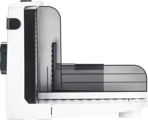 Powerful Electric Food Slicer with Stainless Steel Blade, Adjustable Thickness, Foldable Design