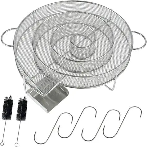 FunkySun Premium Stainless-Steel Round Cold Smoke Generator
