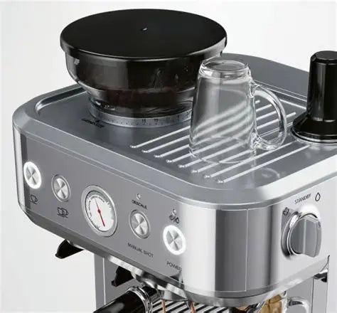 SilverCrest SSMP1770 Espresso Machine with Built‑In Grinder 15 Bar