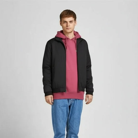 Jack & Jones Men's Versatile Navy Lightweight Transitional Jacket - JWHMASH Model