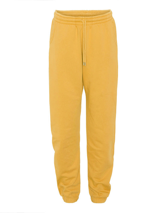 Burned Yellow Unisex Organic Sweatpants – Sustainable Soft Cotton Comfort