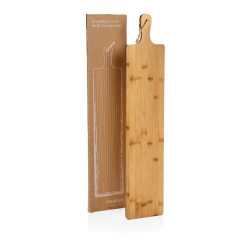 Personalized Large Bamboo Serving Plank – Custom Engraved Party Board