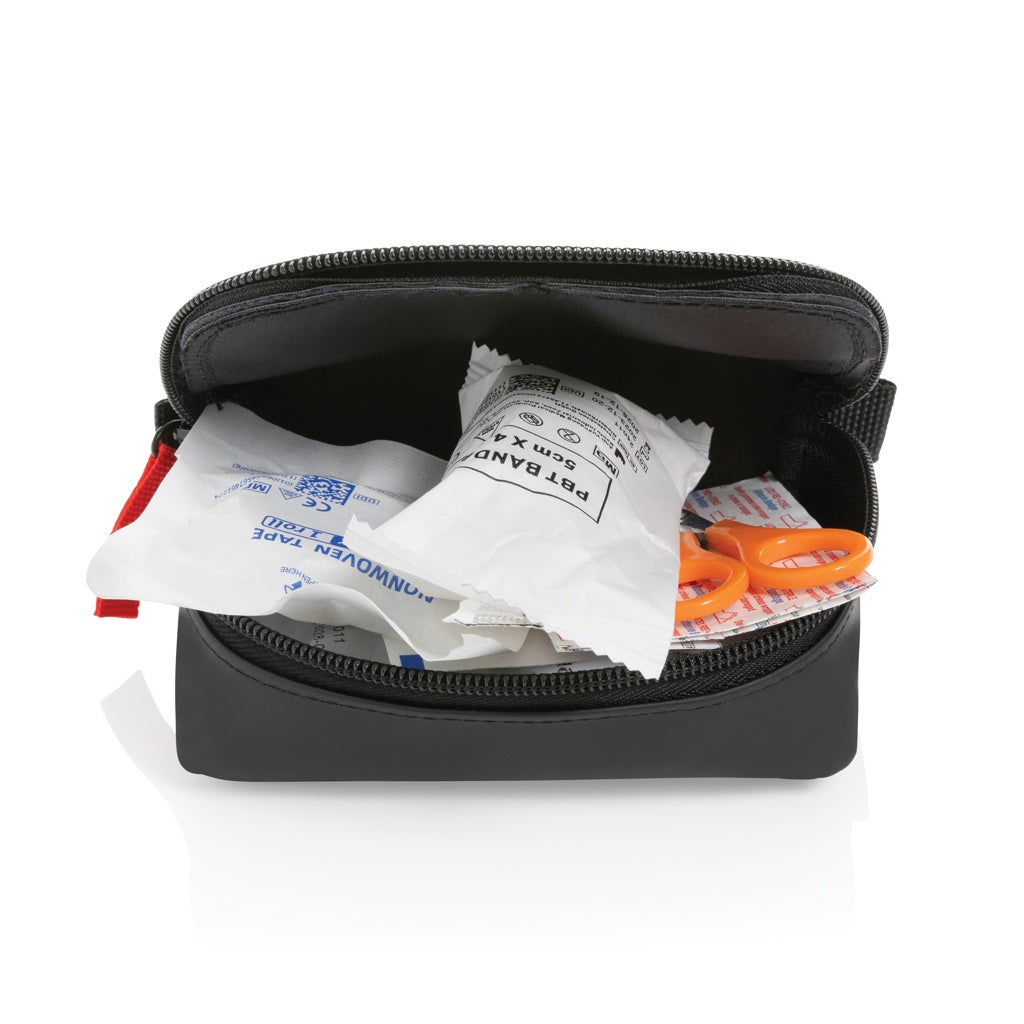 RCS Recycled NubuckPU Pouch First Aid Set Black