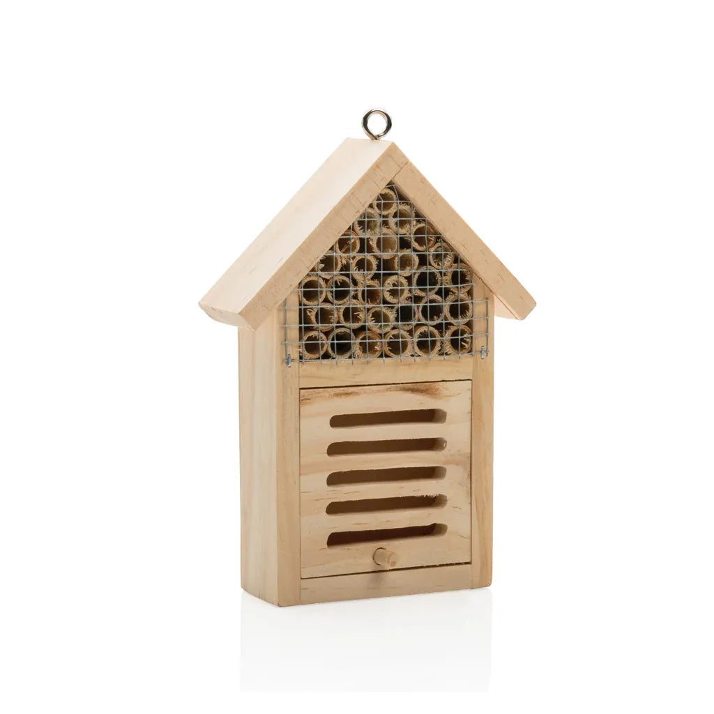 Eco-Friendly Wooden Insect Hotel for Solitary Bees and Lacewings - Garden Habitat - Gomix Brands Outlet