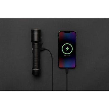 RCS Recycled Aluminum USB Rechargeable Heavy Duty LED Torch 1500 Lumen