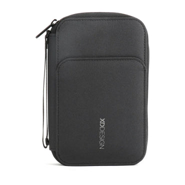 Slim RFID-Blocking Black Passport Holder with Magnet Closure - Gomix Brands Outlet