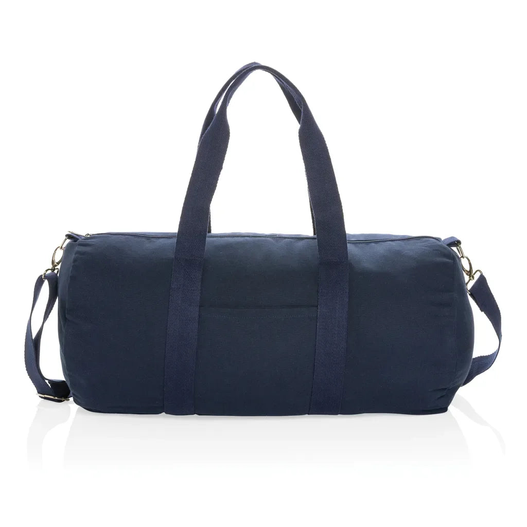 Impact Aware 285gsm Recycled Canvas Duffel Bag - Durable Navy Travel Bag - Gomix Brands Outlet