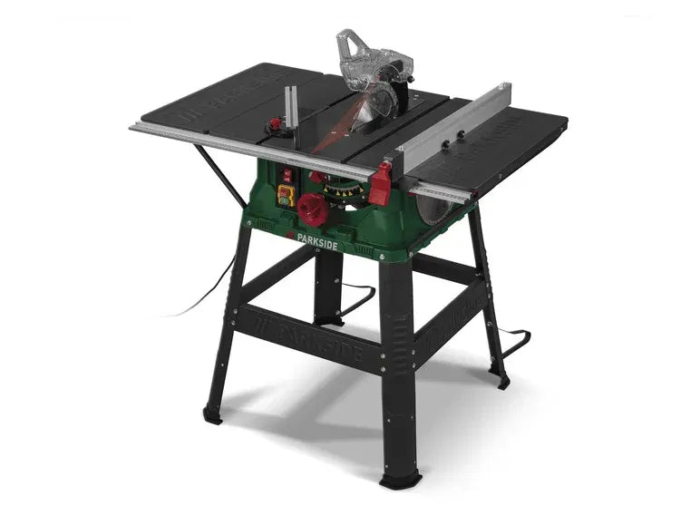 PARKSIDE PTKS 2000 Table Saw – 2000W Power, Laser Guide