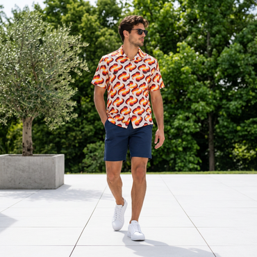 EURO2024 Men's Button-Down Shirt