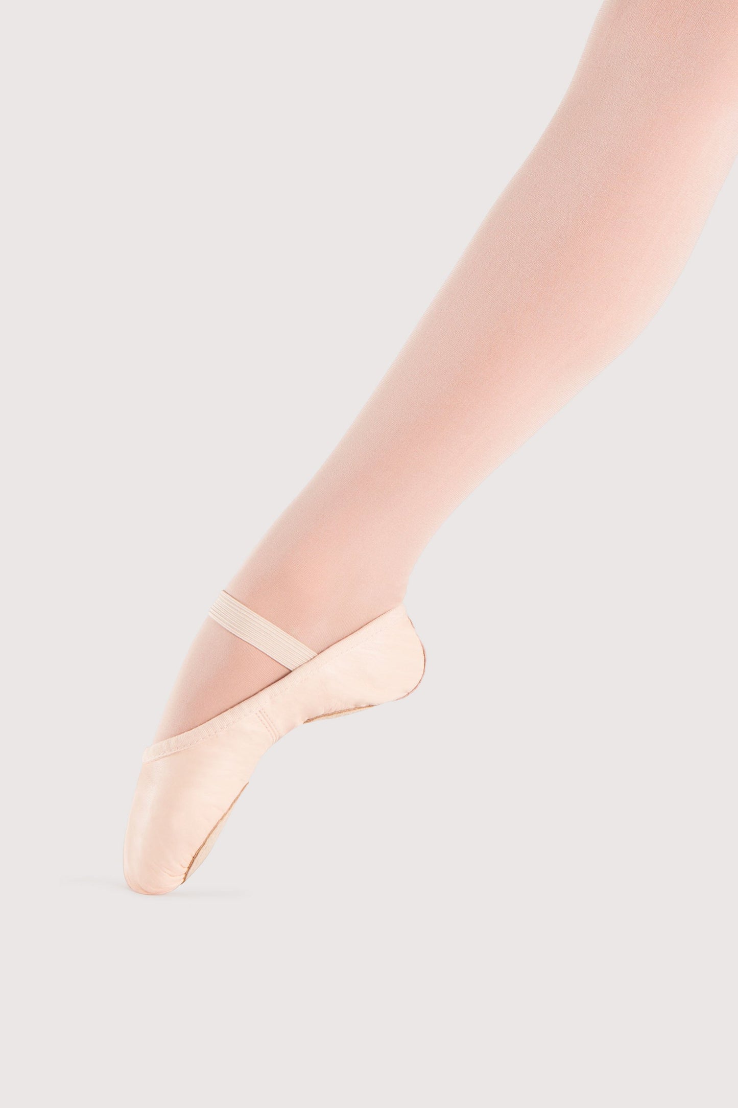 Bloch Prolite II Leather Girls Ballet Flat Pink Split Sole
