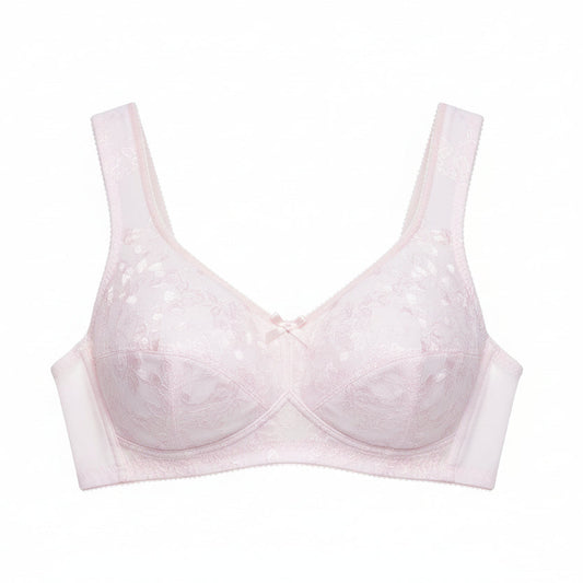 Susa Wireless Cotton Nursing Bra 8053 Rose White Seamless Support - Gomix Brands Outlet