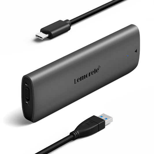 Lemorele SD1L M.2 NVMe SSD Enclosure Grey