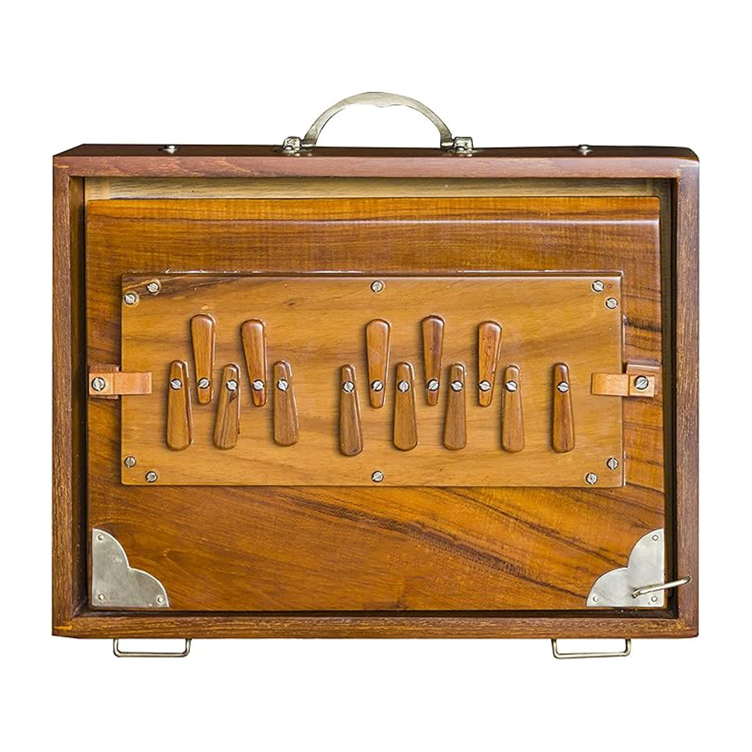 Maharaja Premium Teak Wood Shruti Box Tuned at 440Hz with Bag