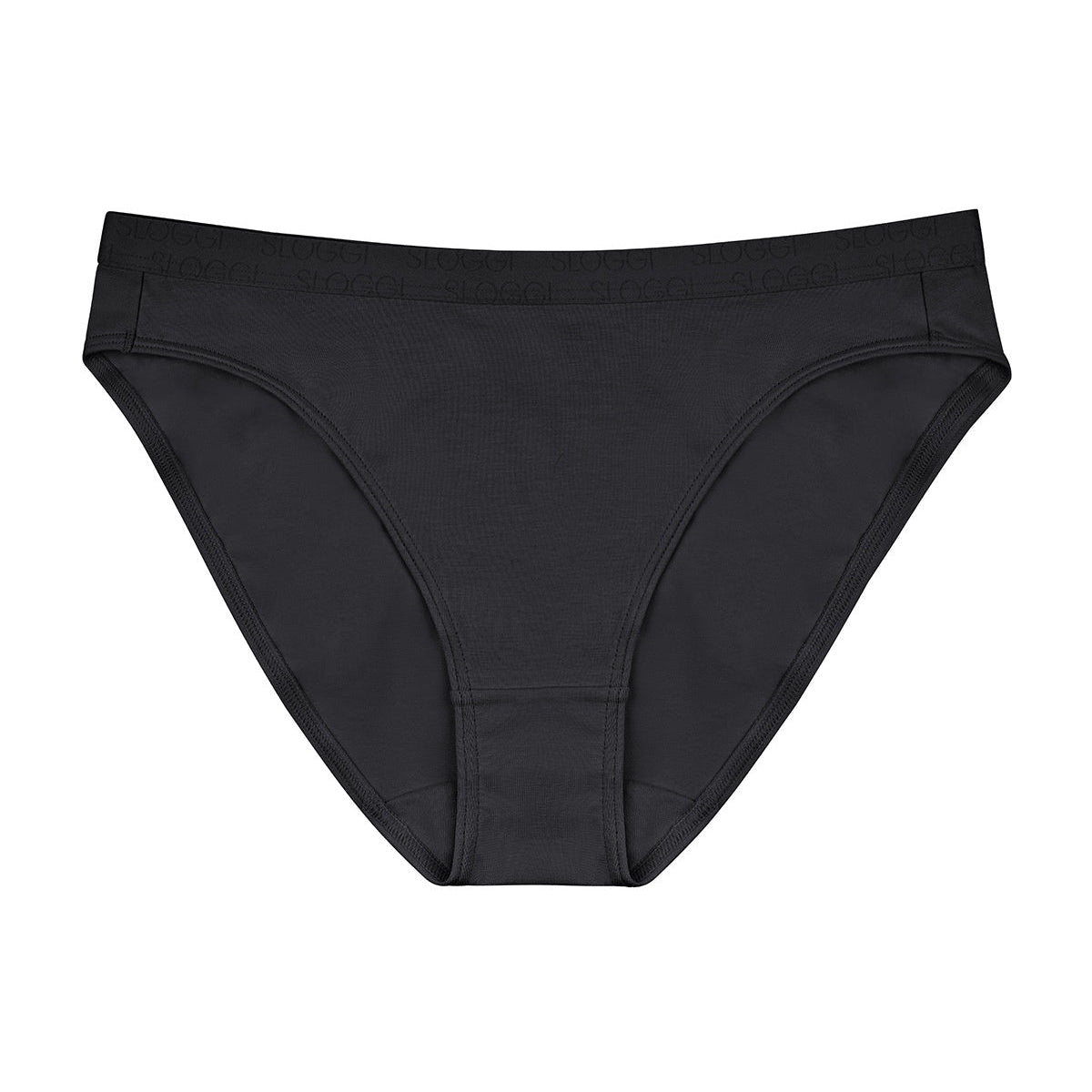 Sloggi GO Vivid High‑Leg Everyday Panty – Black Organic Blend