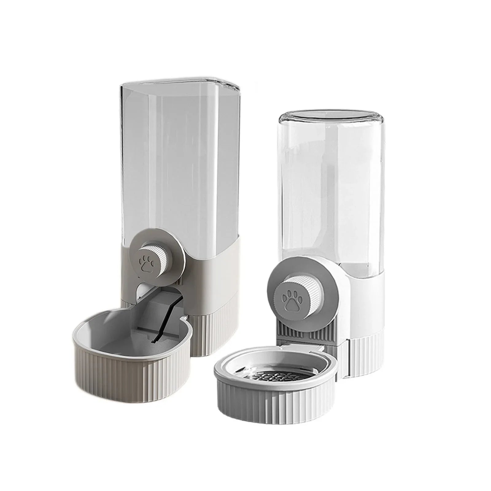 GPN Hanging Automatic Gravity Pet Food Water Dispenser for Small Pets - White - Gomix Brands Outlet