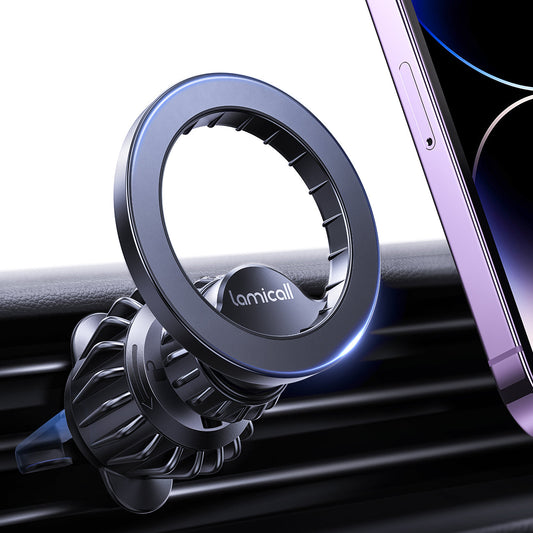 Lamicall MagSafe Car Mount 20 Super Magnets Air Vent Holder Clip Dark Gray