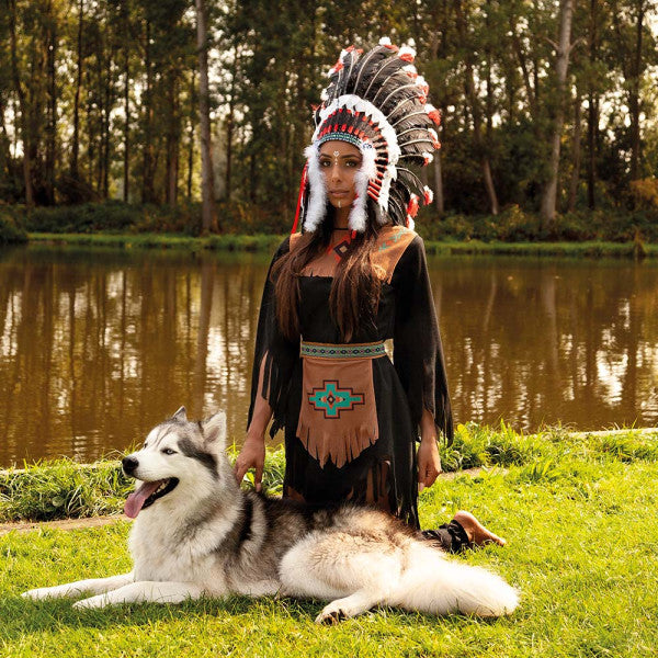Wild She-Wolf Native American Inspired Women's Costume Dress - Size 36/38