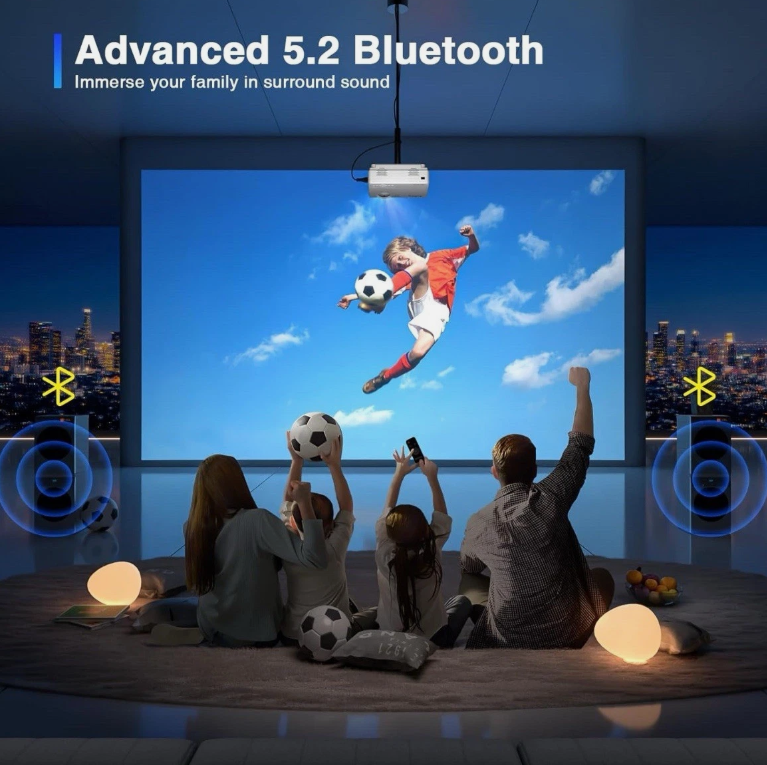 XuanPad K8 1080p LED Home Theater Projector Portable