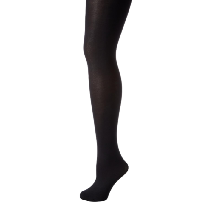 Ulla Popken Women's Opaque 60 Denier Plus Size Black Tights