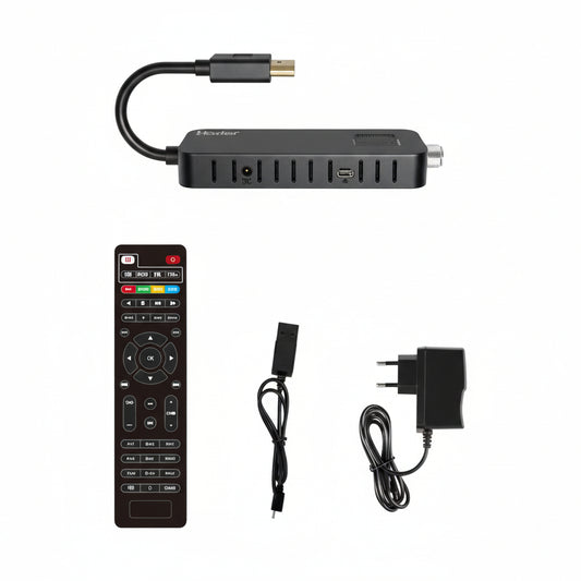 Dcolor Digital DVB‑S/S2 HD TV Satellite Receiver with Remote