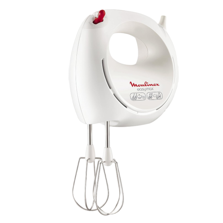 Moulinex Easy Max 5-Speed Hand Mixer with Stainless Whisk.