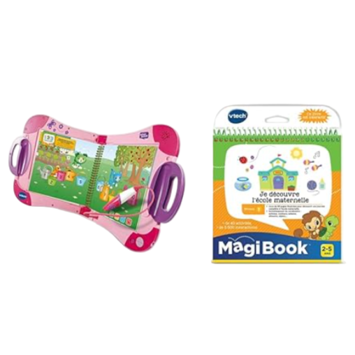 VTech MagiBook with pink cover